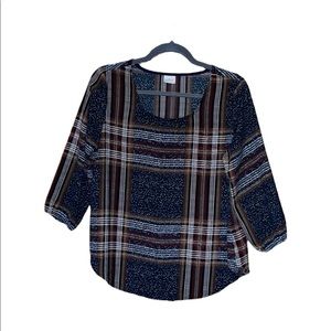 Kaileigh Navy Blouse